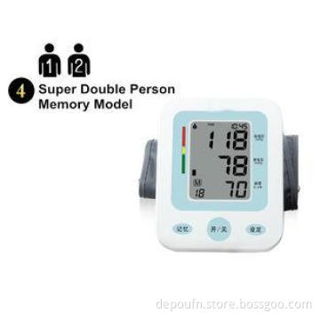 White Electronic Upper Arm High Blood Pressure Monitors Hom